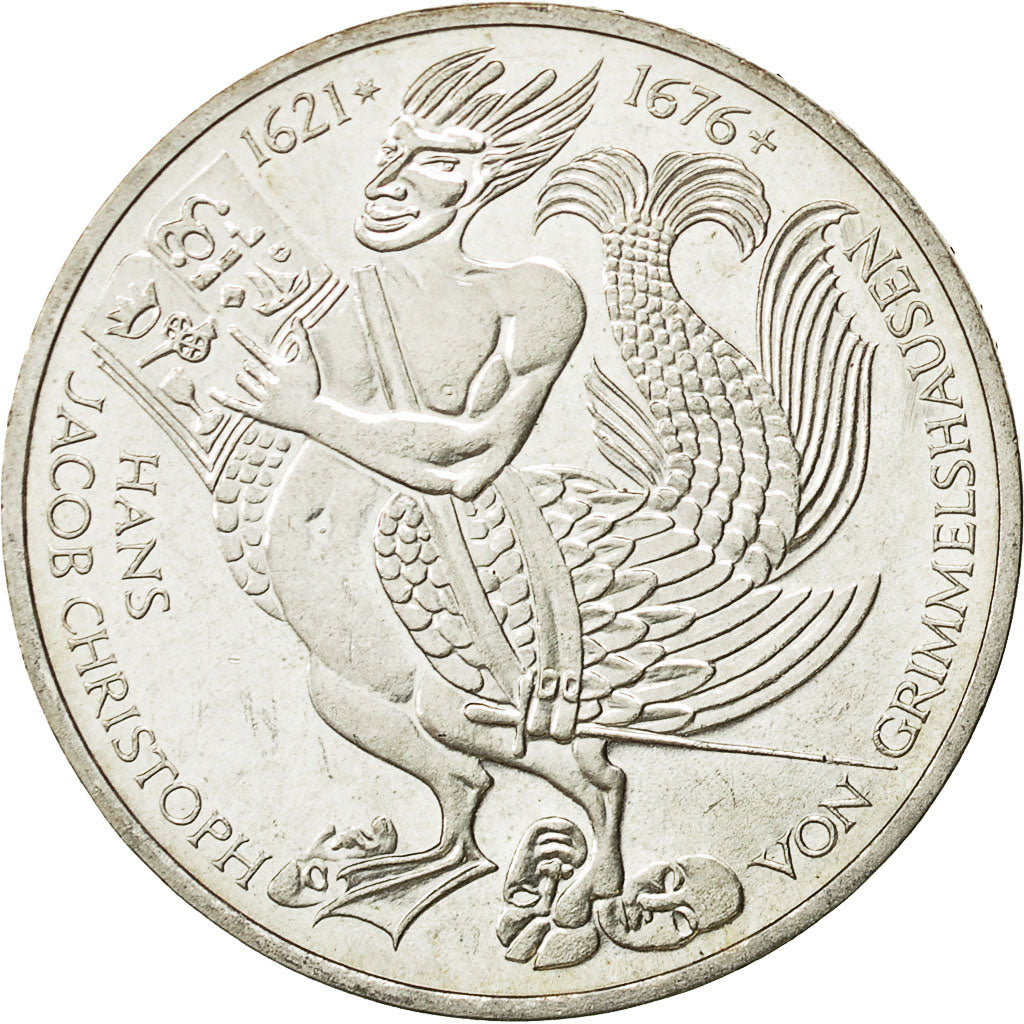 GERMANIA - REPUBBLICA FEDERALE, 5 Mark, 1976, Munich, Germany, SPL-, Argento
