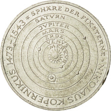 GERMANY - FEDERAL REPUBLIC, 5 Mark, 1973, Hamburg, Germany, AU(50-53), Silver