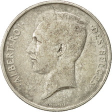 Bélgica, 2 Francs, 2 Frank, 1911, MBC, Plata, KM:74