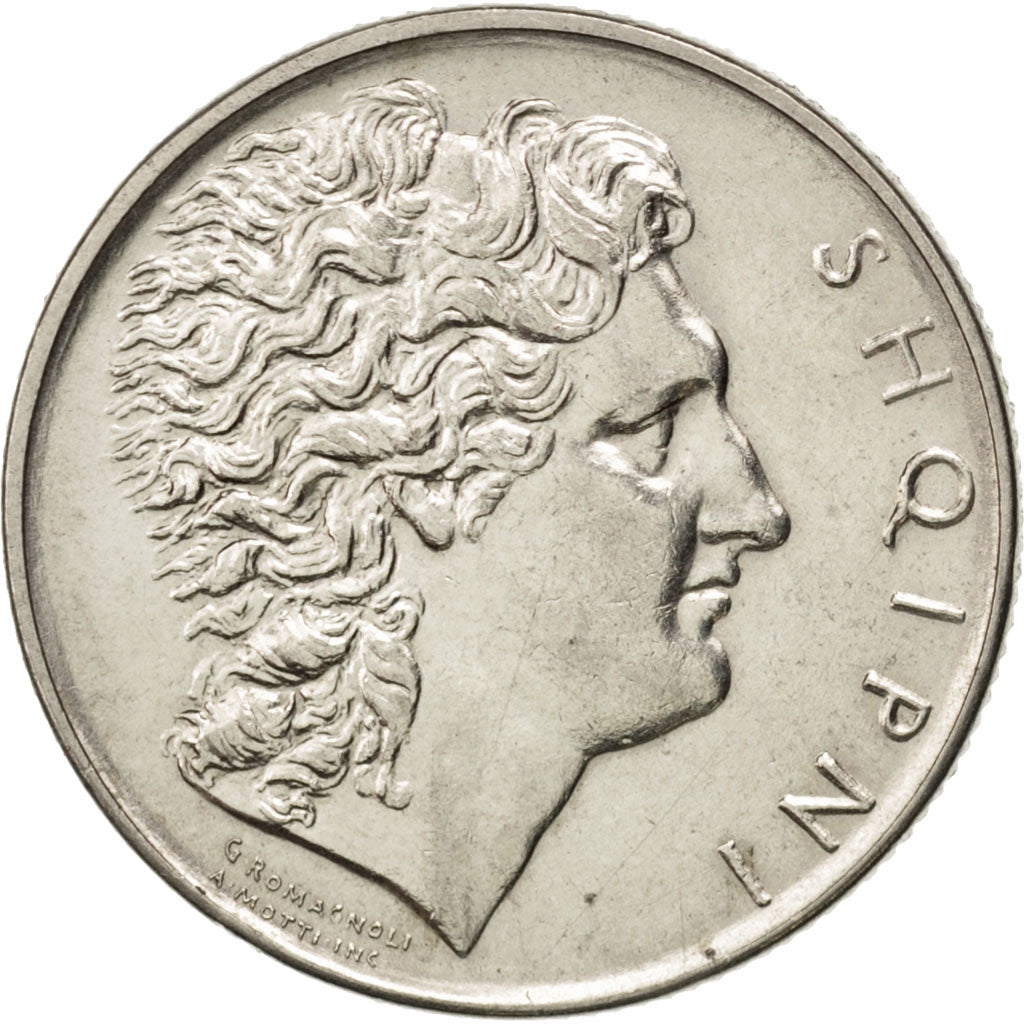 ALBANIA, Lek, 1930, KM #5, MS(63), Nickel, 26.7, 8.12