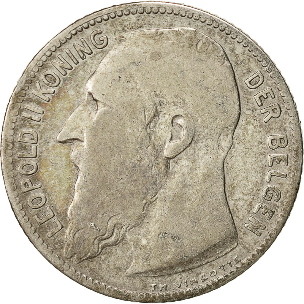 Belgium, Franc, 1909, VF(20-25), Silver, KM:57.1