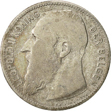 Belgium, Franc, 1909, VF(20-25), Silver, KM:57.1