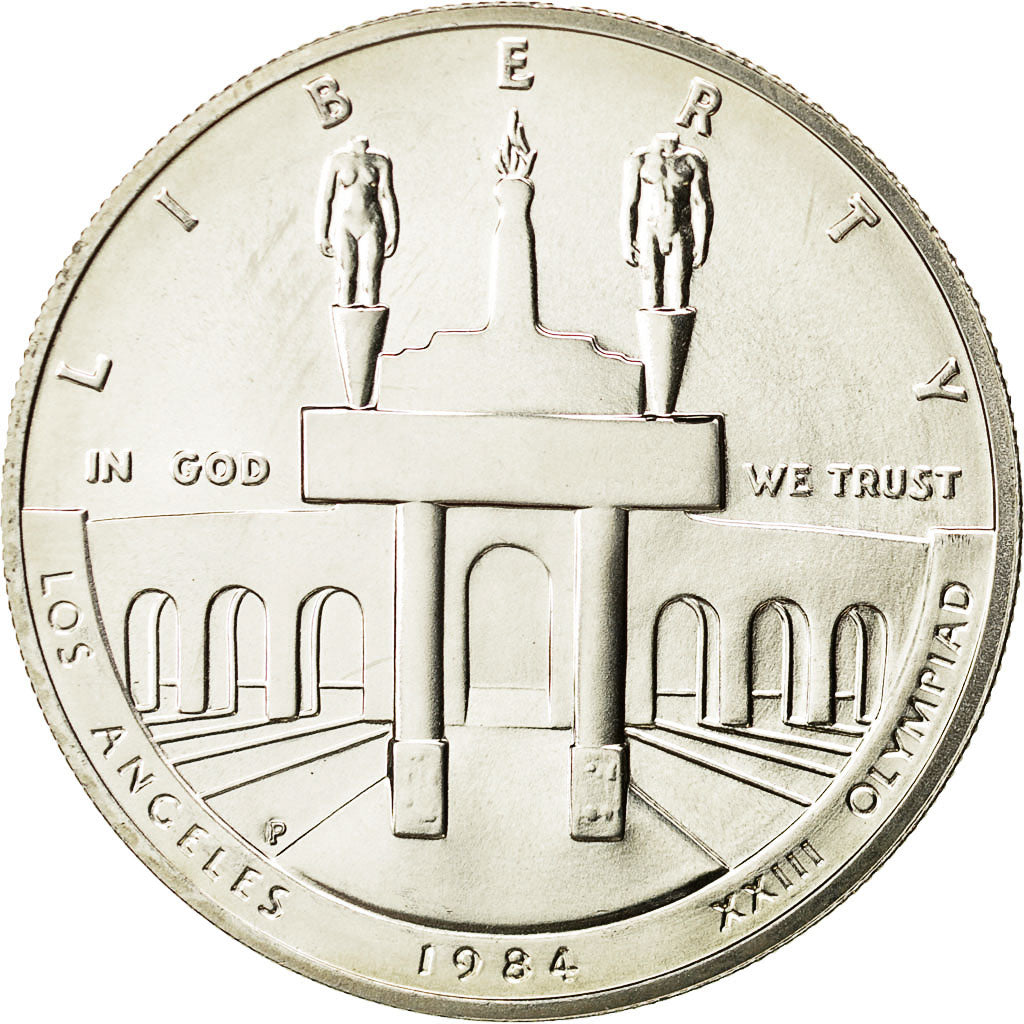 Vereinigte Staaten, Dollar, 1984, U.S. Mint, Philadelphia, UNZ, Silber, KM:210