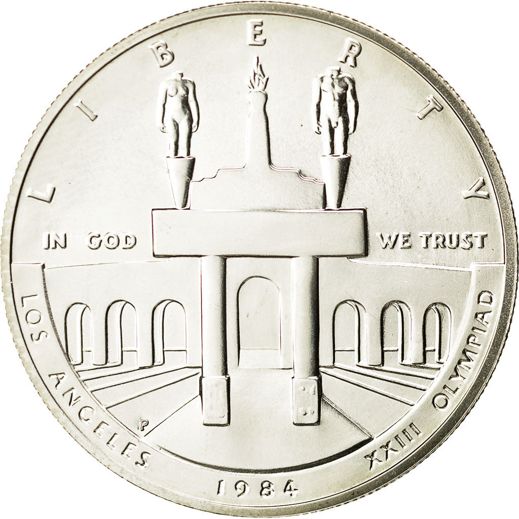 Stati Uniti, Dollar, 1984, U.S. Mint, Philadelphia, SPL, Argento, KM:210