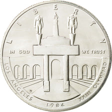 Stati Uniti, Dollar, 1984, U.S. Mint, Denver, SPL, Argento, KM:210