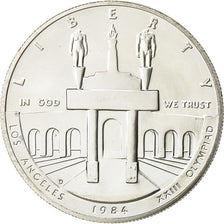 Stati Uniti, Dollar, 1984, U.S. Mint, Denver, SPL, Argento, KM:210
