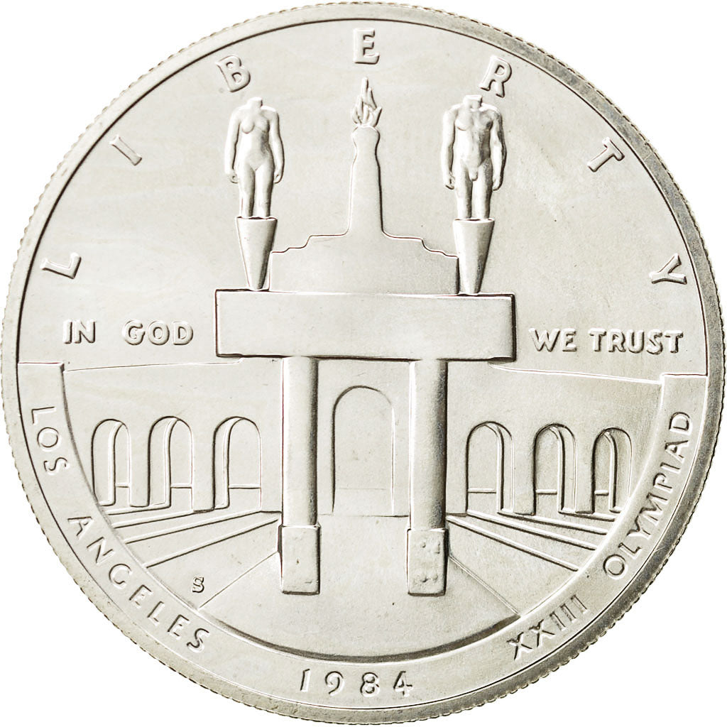 Stati Uniti, Dollar, 1984, U.S. Mint, San Francisco, SPL, Argento, KM:210