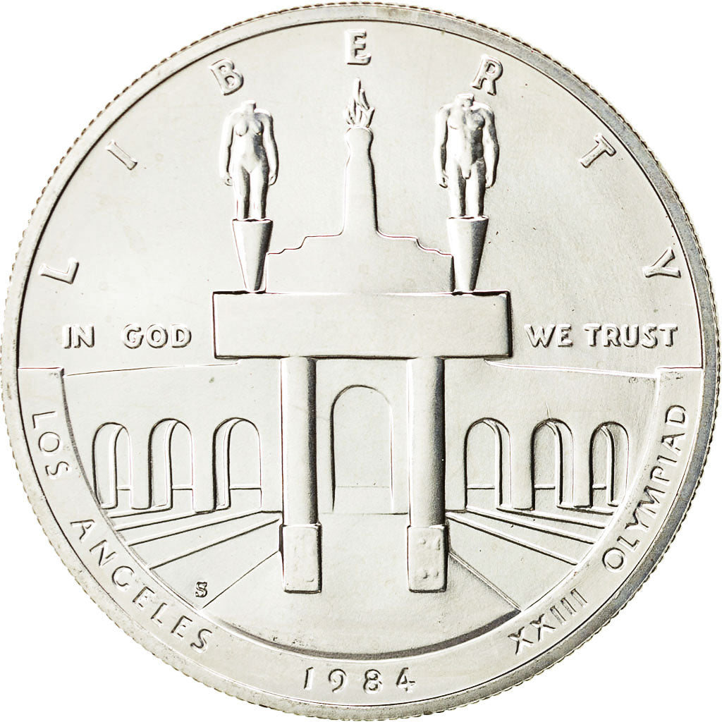 Stati Uniti, Dollar, 1984, U.S. Mint, San Francisco, SPL, Argento, KM:210