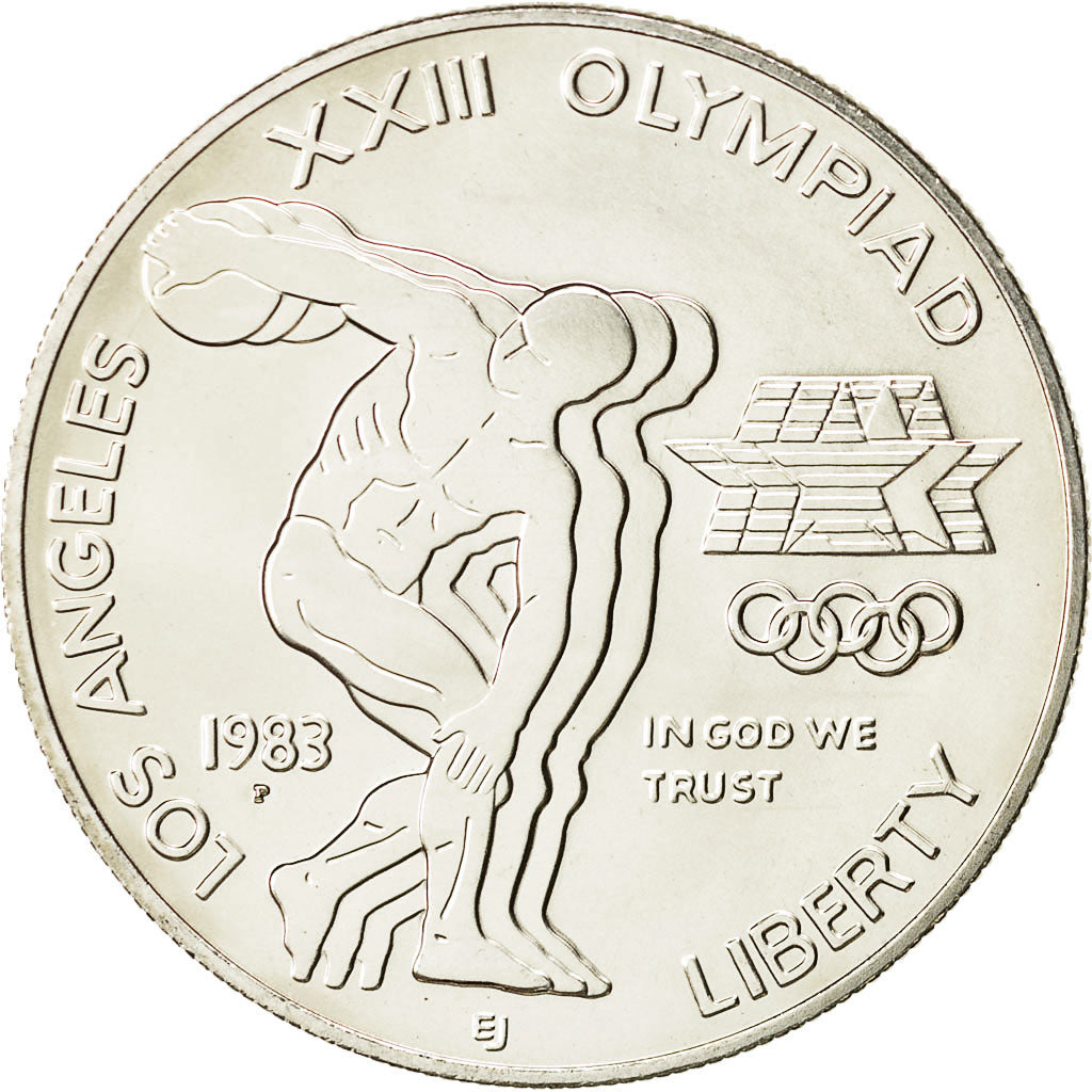 Stati Uniti, Dollar, 1983, U.S. Mint, Philadelphia, SPL, Argento, KM:209