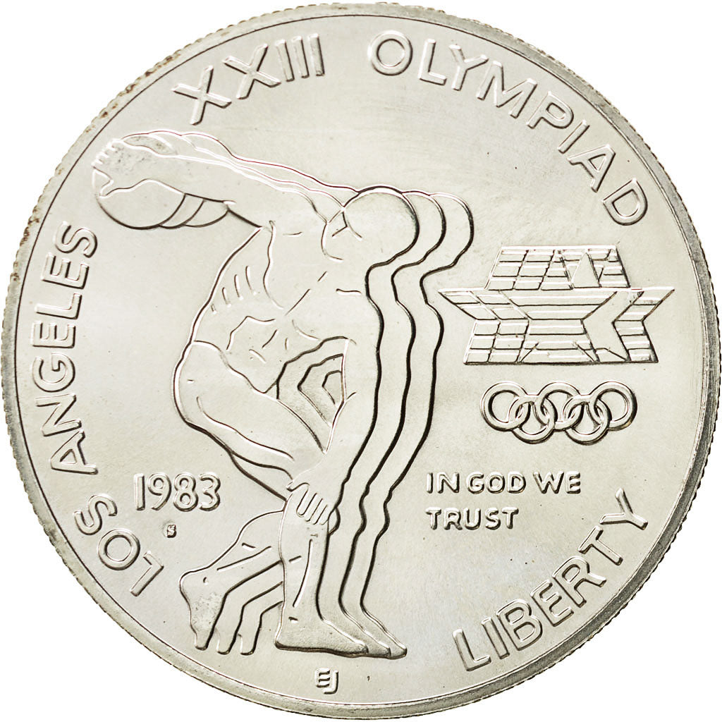 Stati Uniti, Dollar, 1983, U.S. Mint, San Francisco, SPL, Argento, KM:209