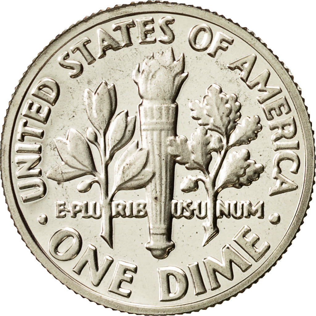Stati Uniti, Roosevelt Dime, Dime, 1984, U.S. Mint, San Francisco, FDC, Rame
