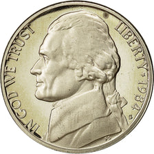 United States, Jefferson Nickel, 5 Cents, 1984, U.S. Mint, San Francisco