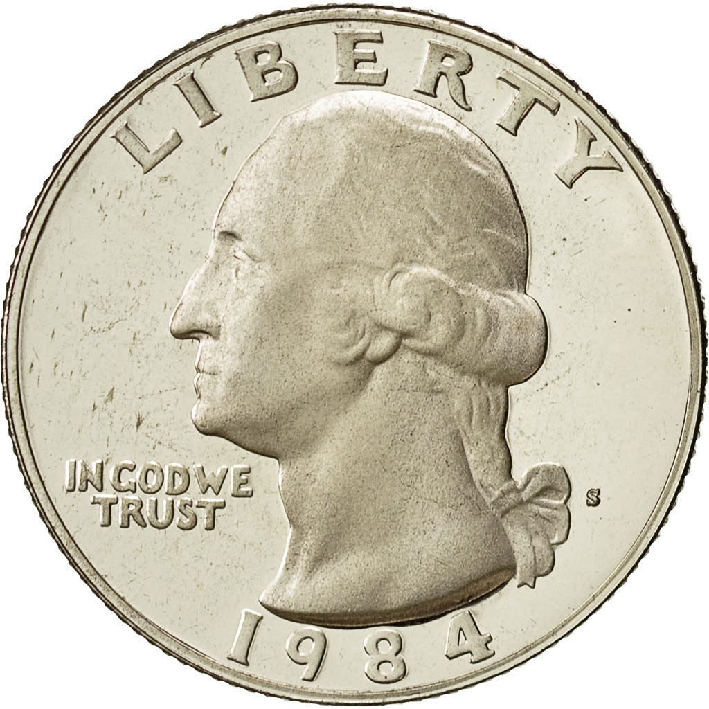 Vereinigte Staaten, Washington Quarter, Quarter, 1984, U.S. Mint, San Francisco