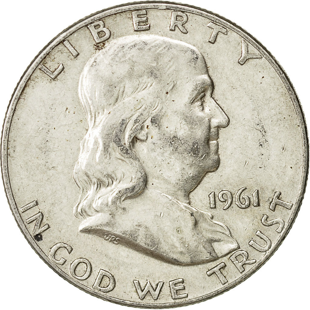 Stati Uniti, Franklin Half Dollar, Half Dollar, 1961, U.S. Mint, Denver, BB