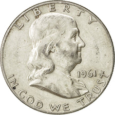Stati Uniti, Franklin Half Dollar, Half Dollar, 1961, U.S. Mint, Denver, BB