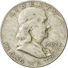 Stati Uniti, Franklin Half Dollar, Half Dollar, 1962, U.S. Mint, Denver, BB