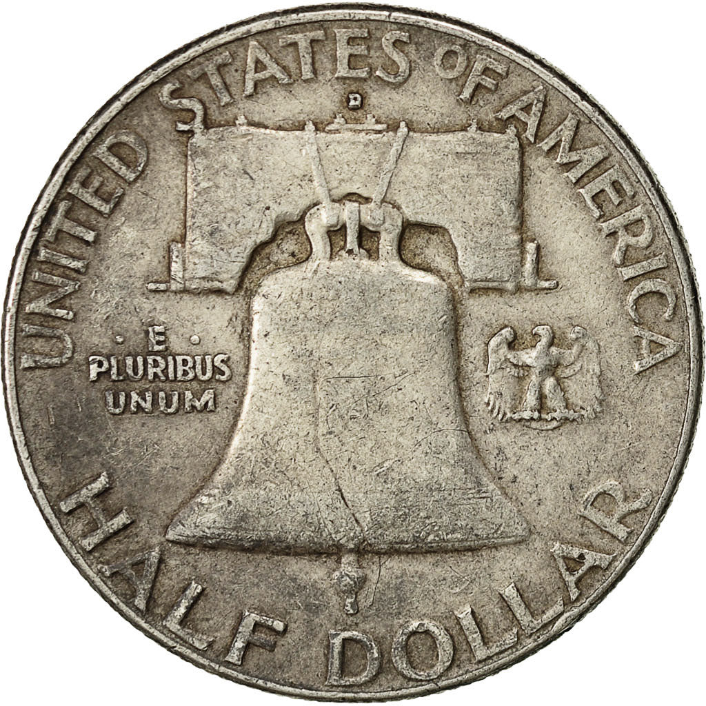 Estados Unidos, Franklin Half Dollar, Half Dollar, 1962, U.S. Mint, Denver, MBC