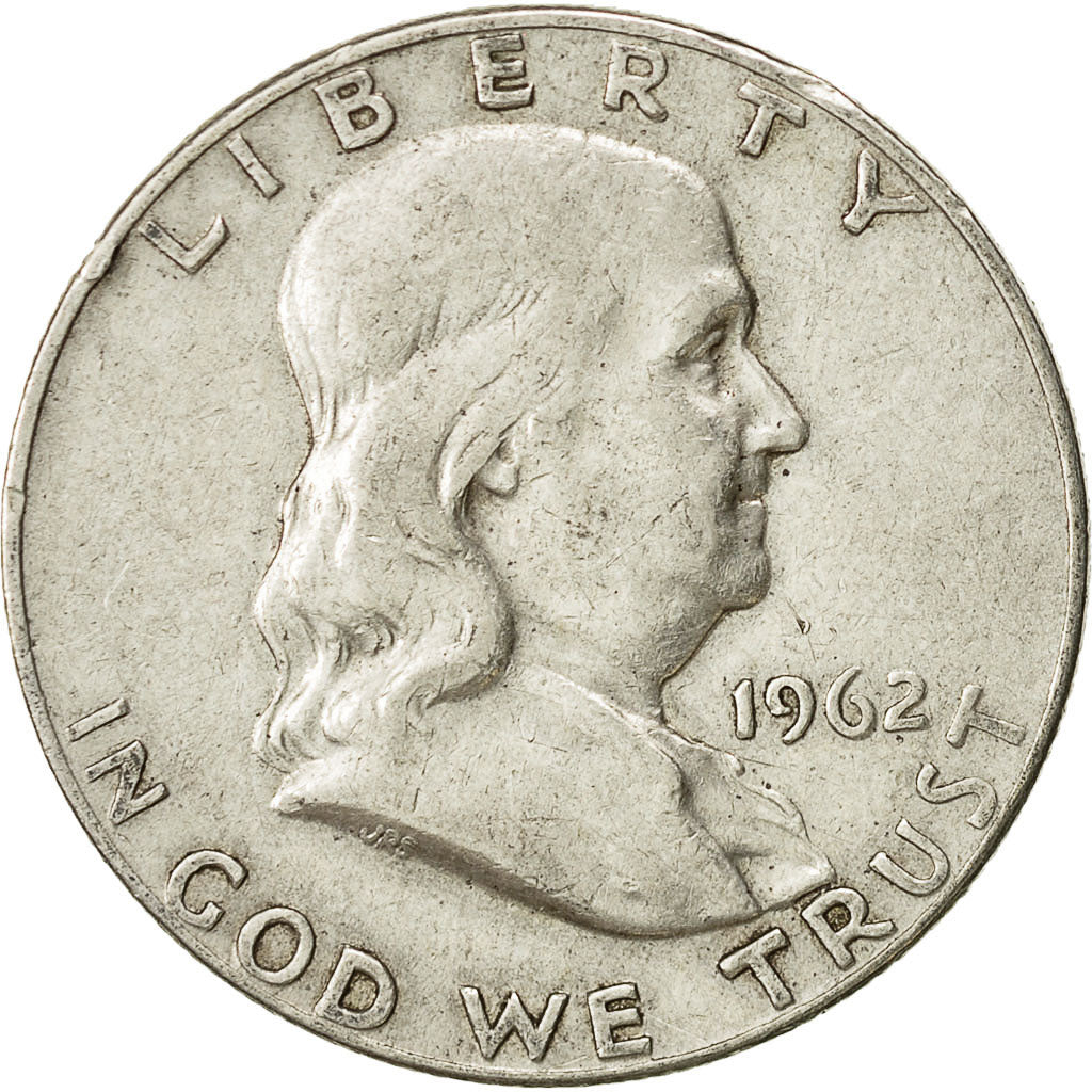 Stati Uniti, Franklin Half Dollar, Half Dollar, 1962, U.S. Mint, Denver, BB