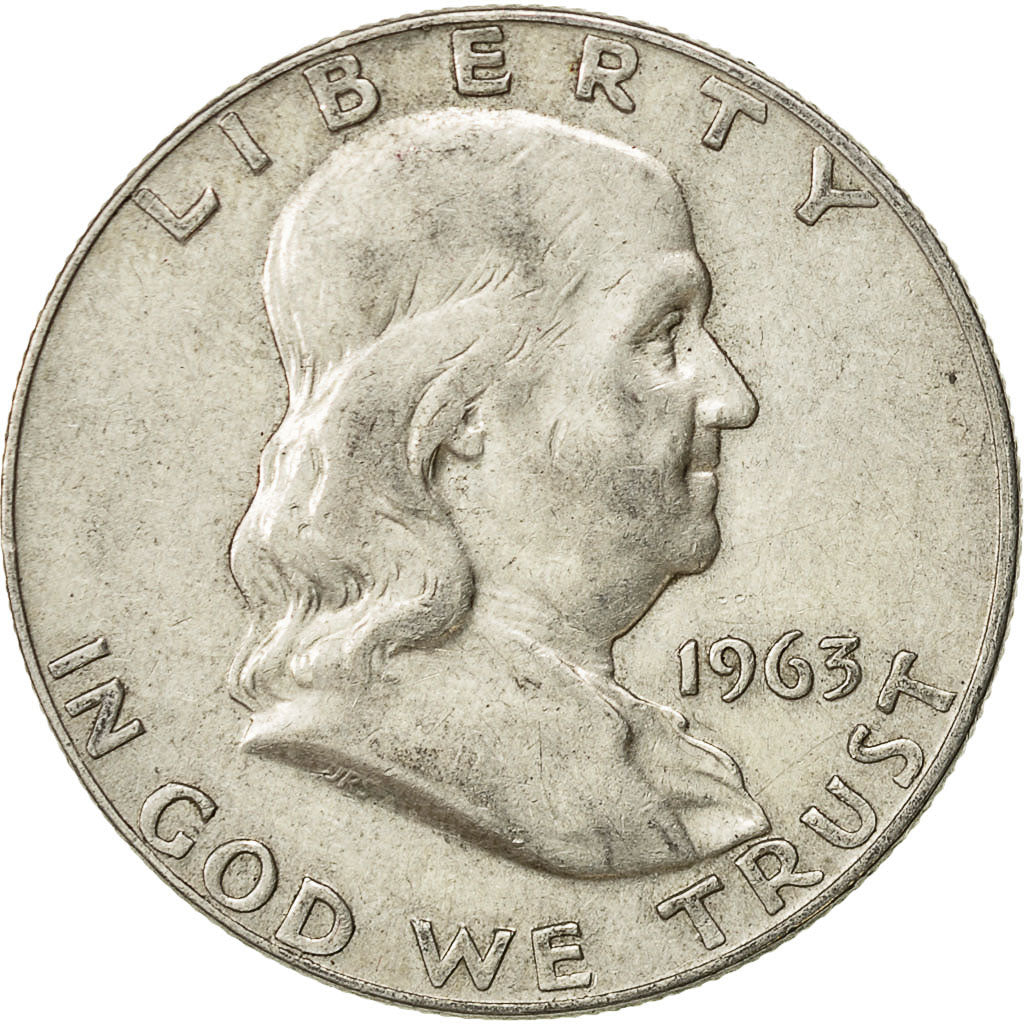 Estados Unidos, Franklin Half Dollar, Half Dollar, 1963, U.S. Mint, Denver, MBC