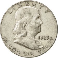 Estados Unidos, Franklin Half Dollar, Half Dollar, 1963, U.S. Mint, Denver, MBC