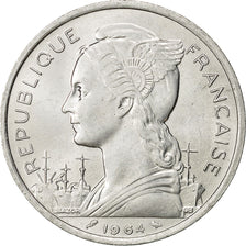 Comore, 5 Francs, 1964, Paris, SPL-, Alluminio, KM:6