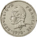 New Hebrides, 10 Francs, 1970, Paris, SS, Nickel, KM:2.1