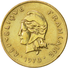 New Hebrides, Franc, 1970, Paris, EF(40-45), Nickel-brass, KM:4.1