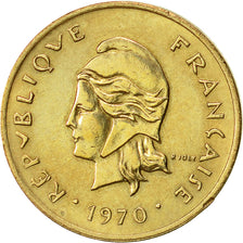 Nuove Ebridi, Franc, 1970, Paris, BB, Nichel-ottone, KM:4.1