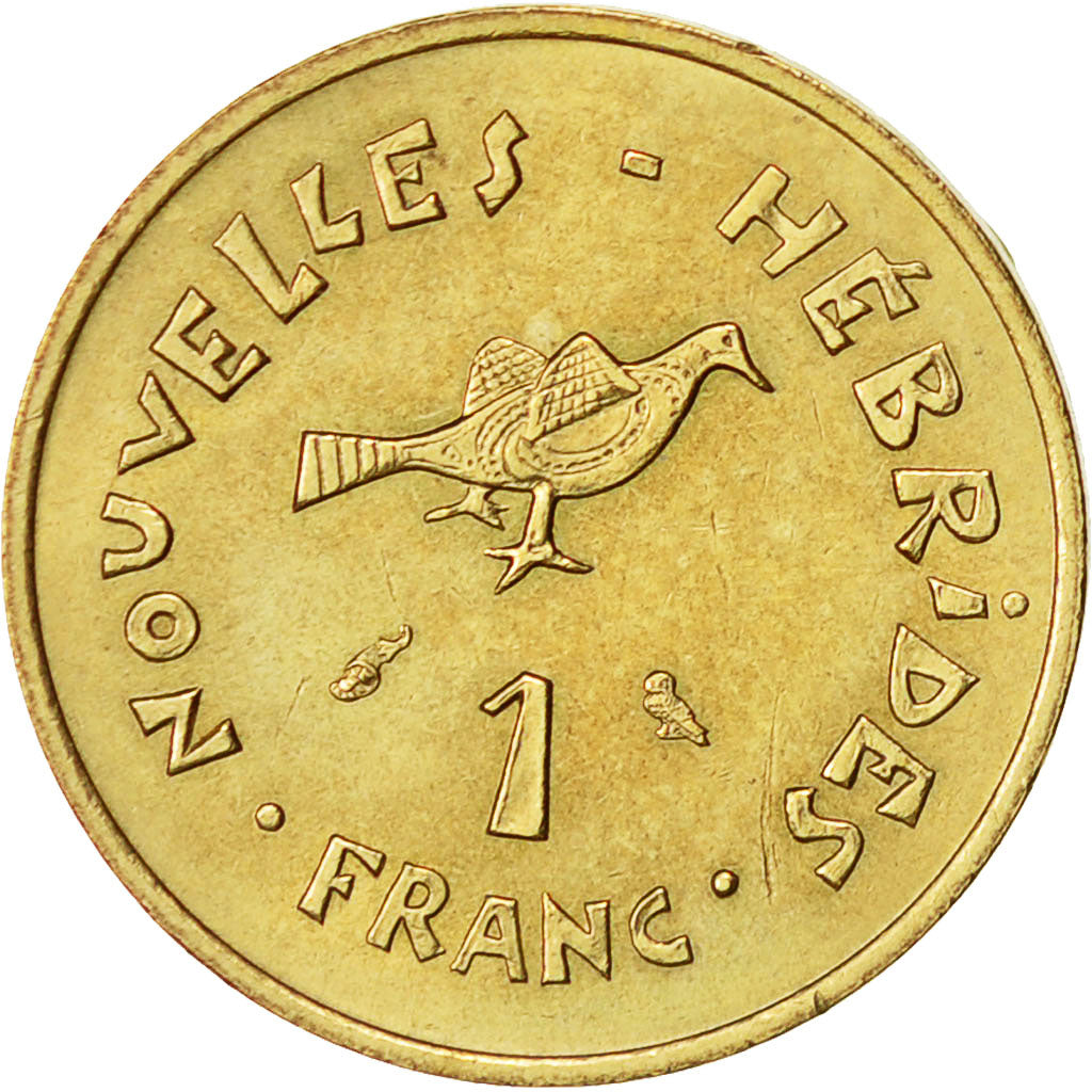 Nuove Ebridi, Franc, 1970, Paris, BB, Nichel-ottone, KM:4.1