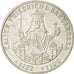 GERMANIA - REPUBBLICA FEDERALE, 10 Mark, 1990, Stuttgart, Germany, BB+, Argento
