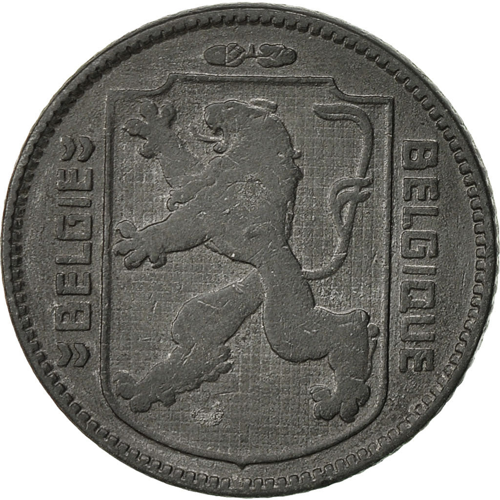 Belgien, Franc, 1942, SS, Zinc, KM:128