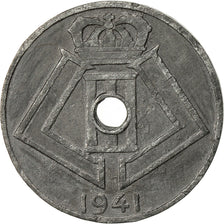 Bélgica, 5 Centimes, 1941, MBC, Cinc, KM:123