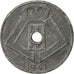 Bélgica, 5 Centimes, 1941, MBC, Cinc, KM:123