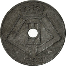 Belgium, 5 Centimes, 1943, EF(40-45), Zinc, KM:123