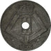 Belgium, 5 Centimes, 1943, EF(40-45), Zinc, KM:123