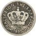 Grecia, George I, 20 Lepta, 1895, Athens, B+, Rame-nichel, KM:57