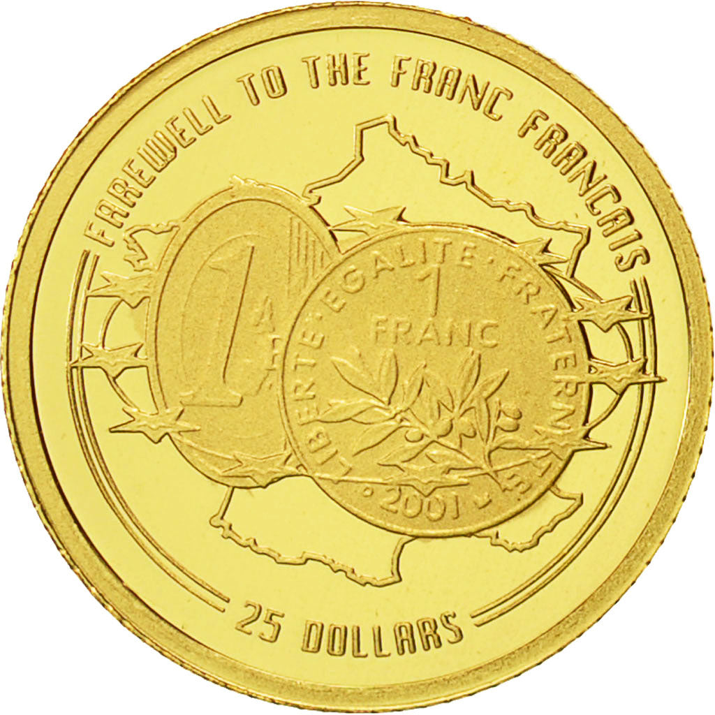 Liberia, 25 Dollars, 2002, American Mint, FDC, Oro, KM:669