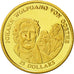 Liberia, 25 Dollars, Johann Wolfgang Goethe, 2001, MS(65-70), Gold