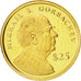 Liberia, 25 Dollars, Gorbatchev, 2000, American Mint, FDC, Oro, KM:630