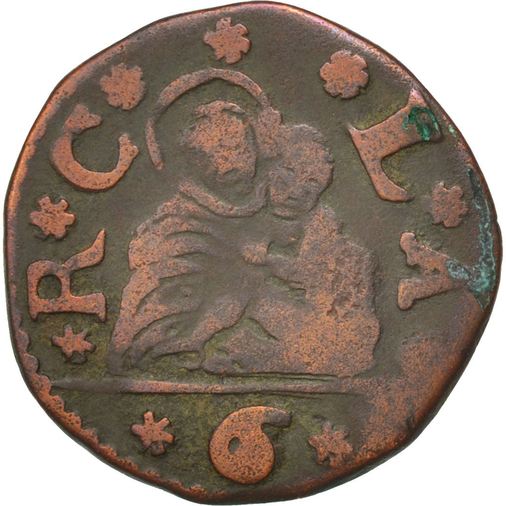 STATI ITALIANI, VENICE, Anonymous, 6 Bagattini, Bezzo or Bezzone, 1619, Venez...