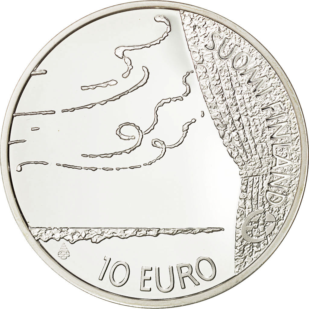 Finlandia, 10 Euro, Fredrik Pacius, 2009, FDC, Argento, KM:148