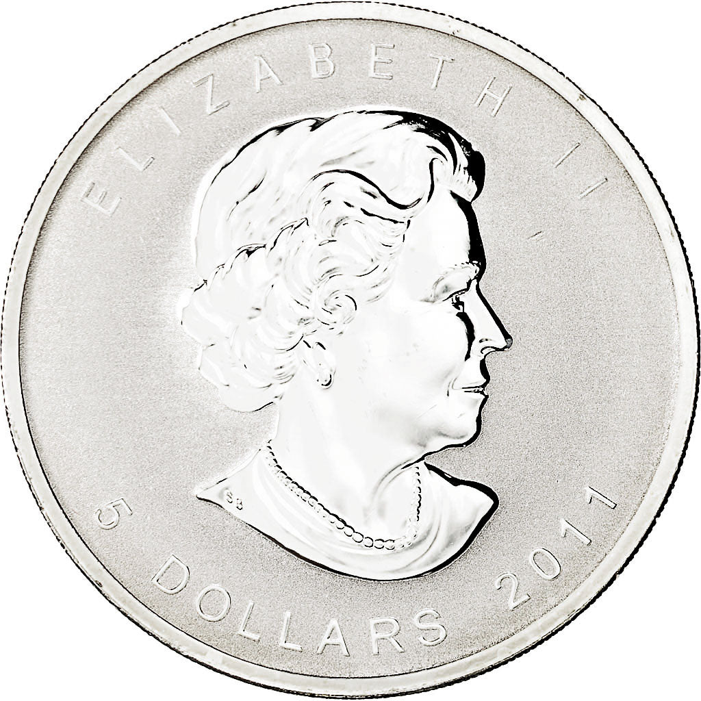 Canadá, Elizabeth II, 5 Dollars, 2011, Royal Canadian Mint, FDC, Plata, KM:625