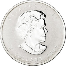 Canadá, Elizabeth II, 5 Dollars, 2011, Royal Canadian Mint, FDC, Plata, KM:625