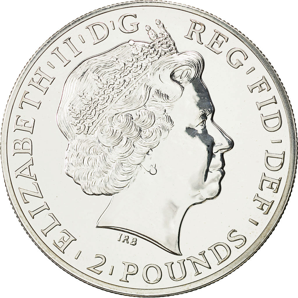 Great Britain, Elizabeth II, 2 Pounds, 2011, MS(65-70), Silver, KM:1230