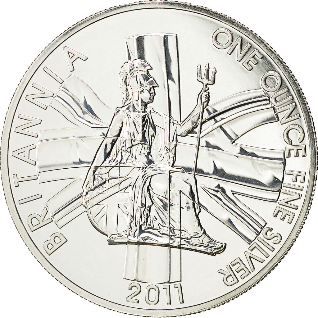 Great Britain, Elizabeth II, 2 Pounds, 2011, MS(65-70), Silver, KM:1230