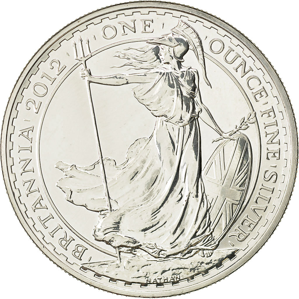 Gran Bretaña, Elizabeth II, 2 Pounds, 2012, British Royal Mint, FDC, Plata