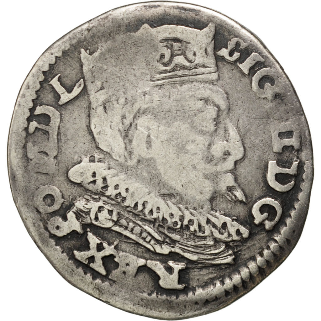 Polonia, 3 Groschen, 1599, MB, Argento