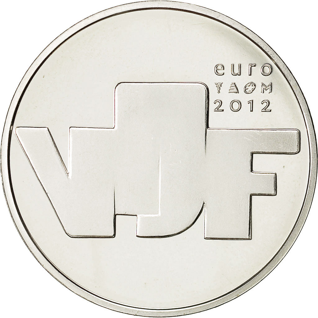 Paesi Bassi, 5 Euro, Sculpture, 2012, FDC, Argento, KM:328
