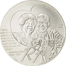 Sudafrica, Rand, Walter & Albertina Sisulu, 2012, FDC, Argento