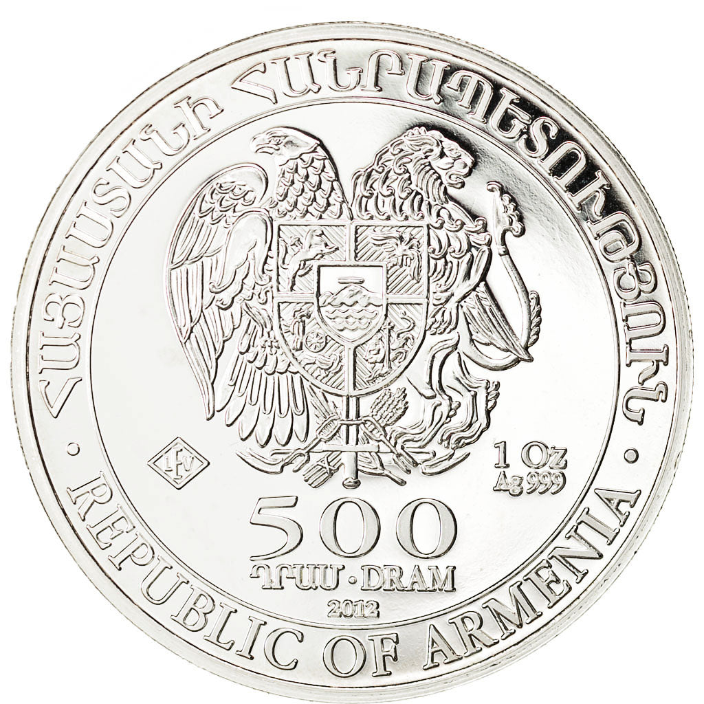 Armenia, 500 Dram, 2012, Leipziger Edelmetall Verarbeitung, STGL, Silber, KM:196